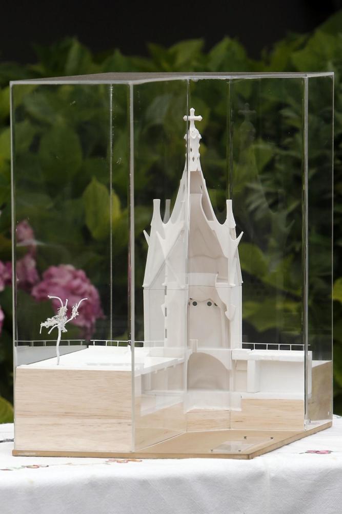 Maqueta de la capilla de Nuestra Señora de los Ángeles de Rancagua